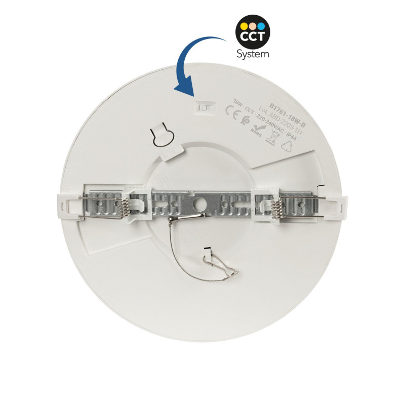 Outdoor LED CCT ceiling light - 18W - Ø22,5cm - 1450lm - IP44