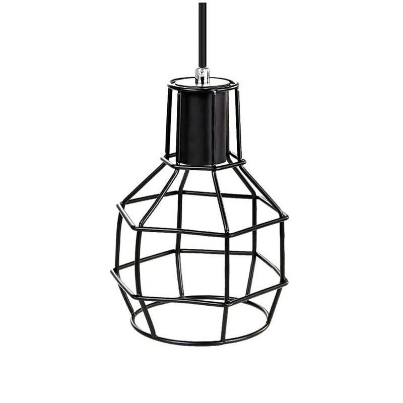 Vintage cage pendant lamp "AZOR".