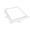 Square waterproof LED ceiling light 15W - IP44 - 4000K