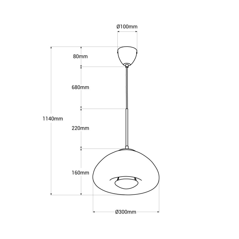 Design pendant light "Hugo"