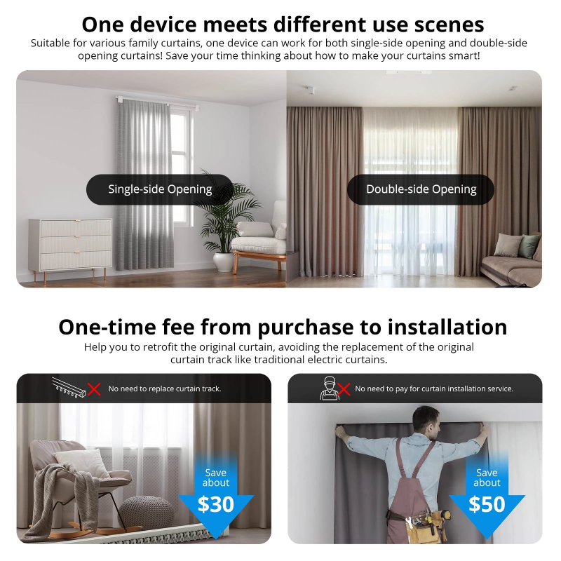 SONOFF Intelligent Curtain Motor - Zigbee - 5V DC/1A