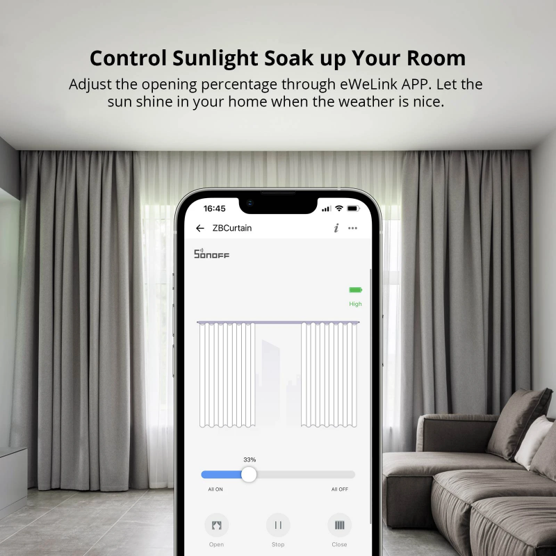 SONOFF Intelligent Curtain Motor - Zigbee - 5V DC/1A