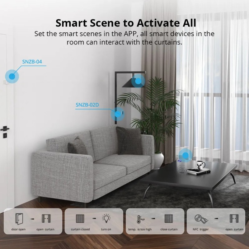 SONOFF Intelligent Curtain Motor - Zigbee - 5V DC/1A