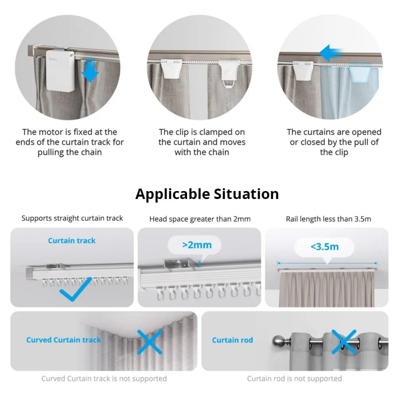 SONOFF Intelligent Curtain Motor - Zigbee - 5V DC/1A