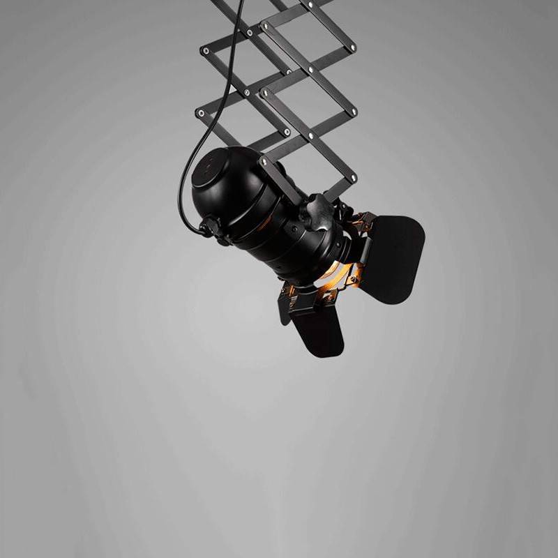 Extending and adjustable ceiling lamp "Cinema" - E27