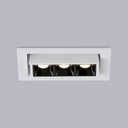 Linear recessed LED spotlight 6W - Adjustable - UGR18 - CRI90 - OSRAM Chip - 2800K