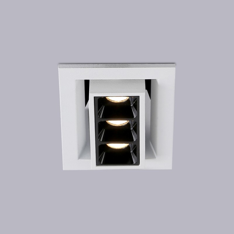 Linear recessed LED spotlight 6W - Adjustable - UGR18 - CRI90 - OSRAM Chip - 2800K