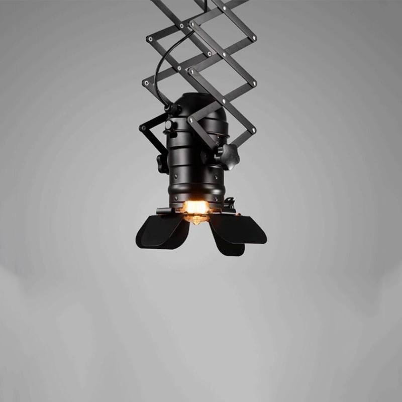 Extending and adjustable ceiling lamp "Cinema" - E27