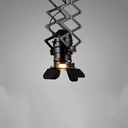 Extending and adjustable ceiling lamp "Cinema" - E27