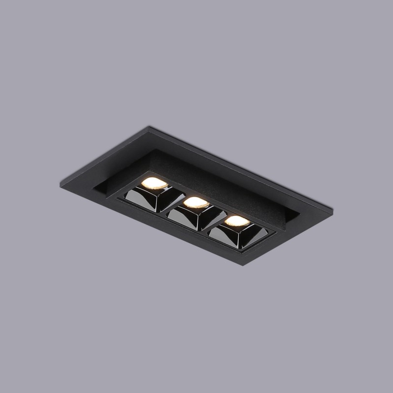 Linear recessed LED spotlight 6W - Adjustable - UGR18 - CRI90 - OSRAM Chip - 2800K