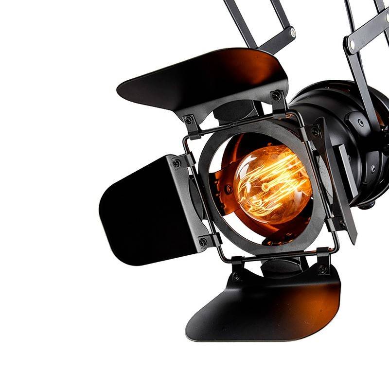 Extending and adjustable ceiling lamp "Cinema" - E27