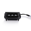 Linear recessed LED spotlight 6W - Adjustable - UGR18 - CRI90 - OSRAM Chip - 2800K