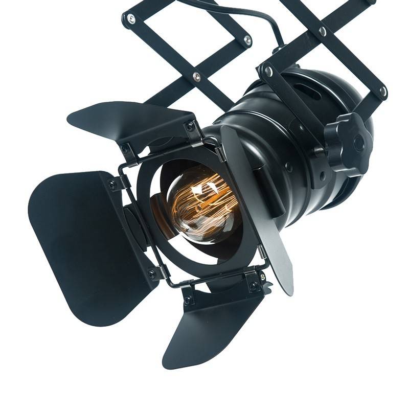 Extending and adjustable ceiling lamp "Cinema" - E27