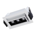 Linear recessed LED spotlight 6W - Adjustable - UGR18 - CRI90 - OSRAM Chip - 2800K