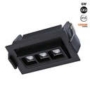 Linear recessed LED spotlight 6W - Adjustable - UGR18 - CRI90 - OSRAM Chip - 2800K