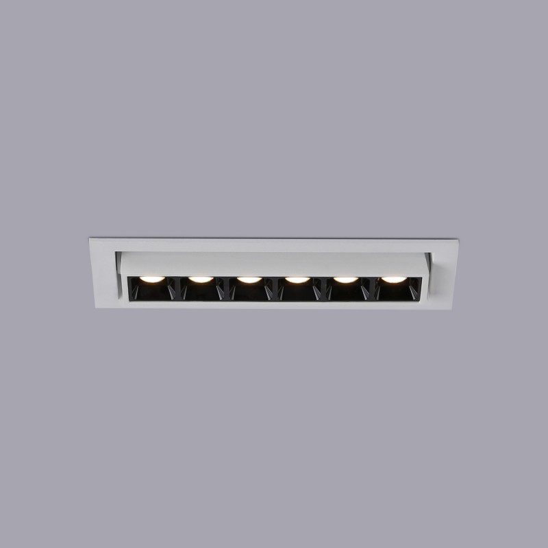 Recessed LED linear spotlight 10W - Adjustable - UGR18 - CRI90 - OSRAM Chip - 2800K