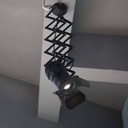 Extending and adjustable ceiling lamp "Cinema" - E27