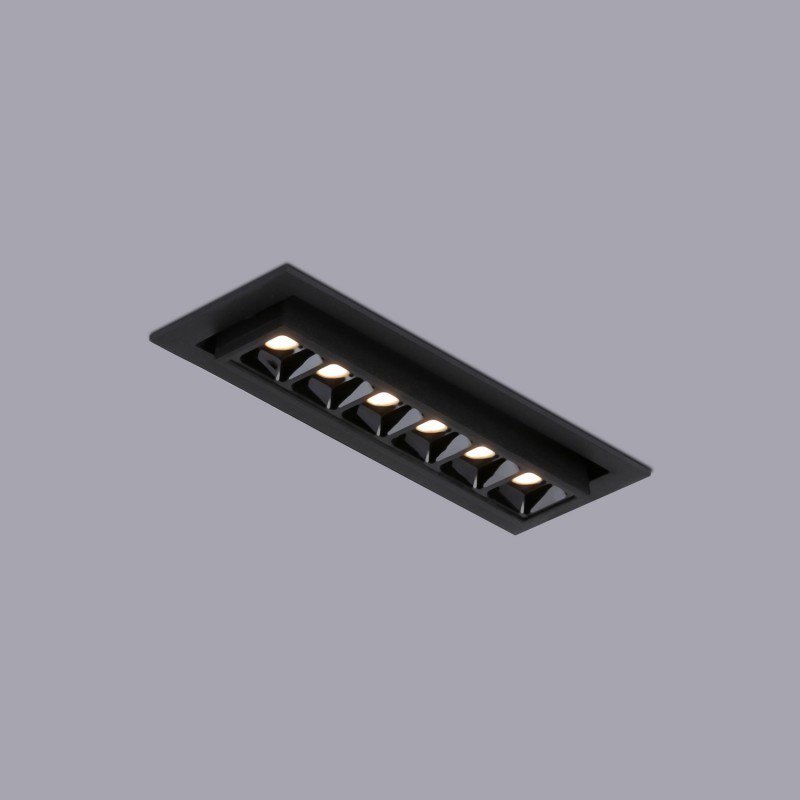 Recessed LED linear spotlight 10W - Adjustable - UGR18 - CRI90 - OSRAM Chip - 2800K