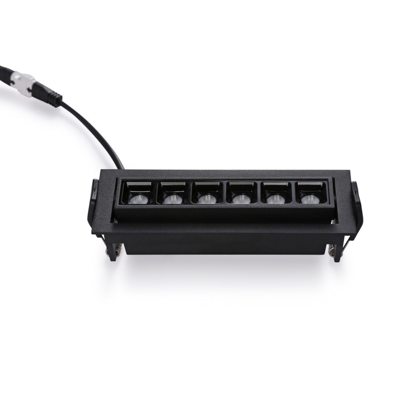 Recessed LED linear spotlight 10W - Adjustable - UGR18 - CRI90 - OSRAM Chip - 2800K