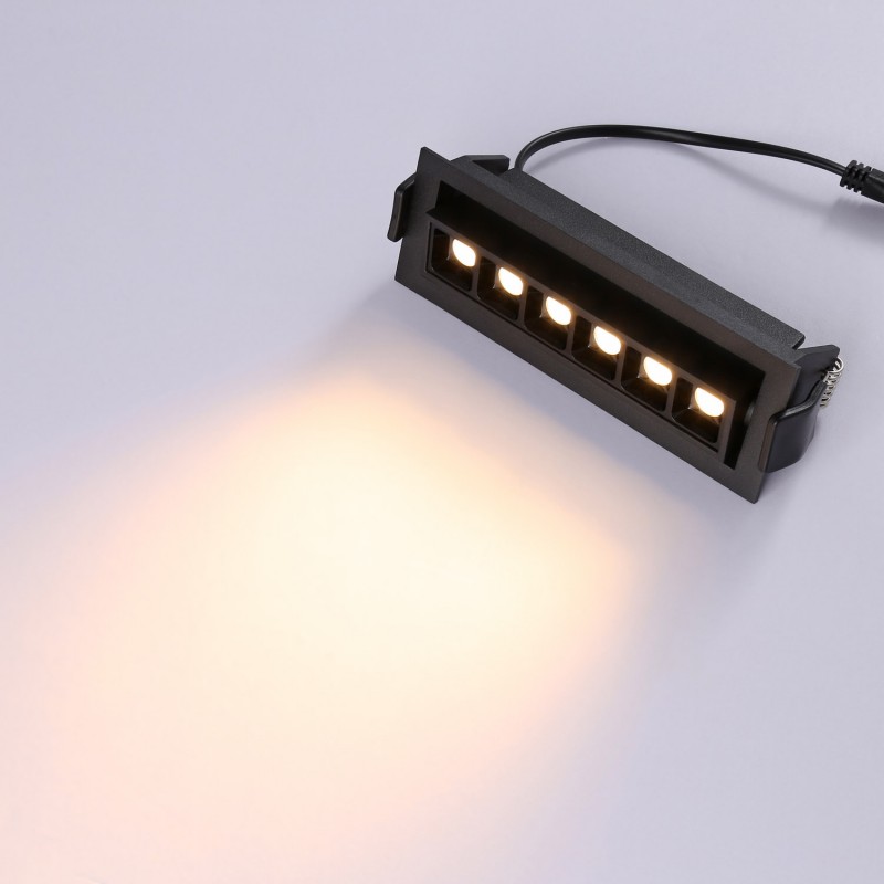 Recessed LED linear spotlight 10W - Adjustable - UGR18 - CRI90 - OSRAM Chip - 2800K