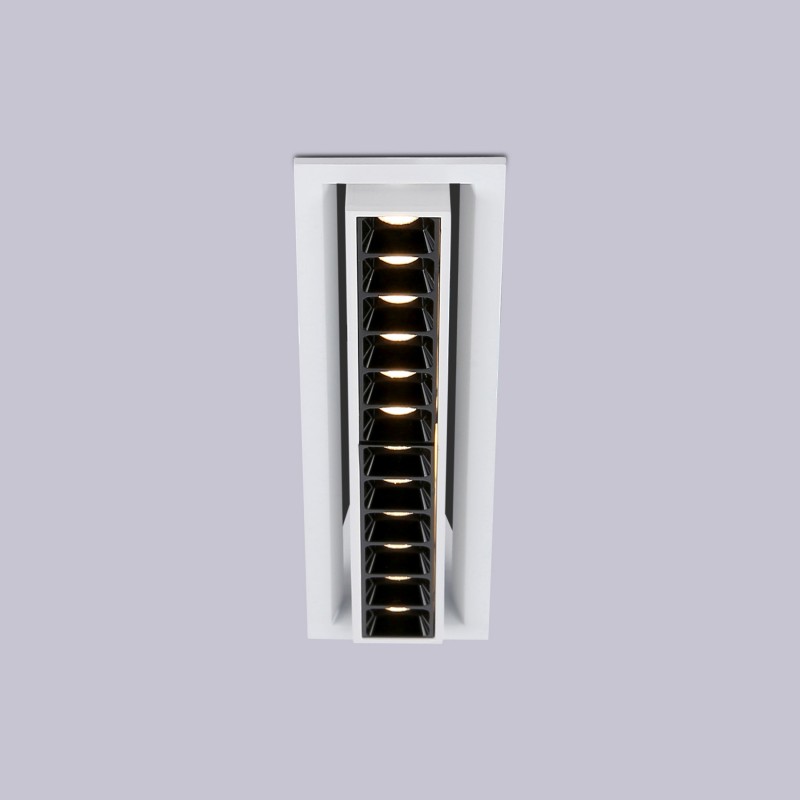 Linear recessed LED spotlight 20W - Adjustable - UGR18 - CRI90 - OSRAM Chip - 2800K