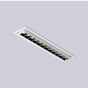 Linear recessed LED spotlight 20W - Adjustable - UGR18 - CRI90 - OSRAM Chip - 2800K