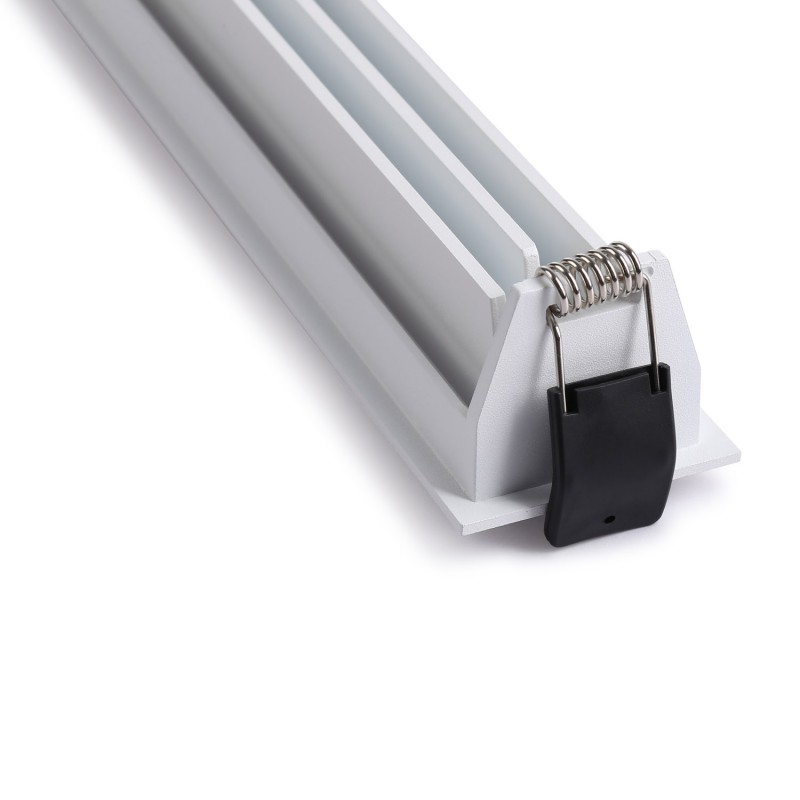 Linear recessed LED spotlight 20W - Adjustable - UGR18 - CRI90 - OSRAM Chip - 2800K