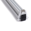 Linear recessed LED spotlight 20W - Adjustable - UGR18 - CRI90 - OSRAM Chip - 2800K