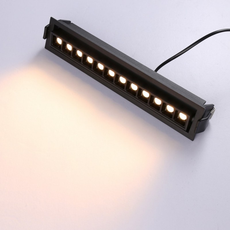 Linear recessed LED spotlight 20W - Adjustable - UGR18 - CRI90 - OSRAM Chip - 2800K
