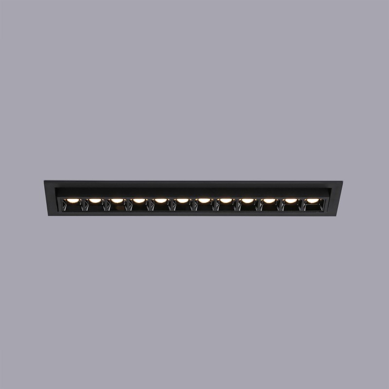 Linear recessed LED spotlight 20W - Adjustable - UGR18 - CRI90 - OSRAM Chip - 2800K