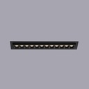 Linear recessed LED spotlight 20W - Adjustable - UGR18 - CRI90 - OSRAM Chip - 2800K