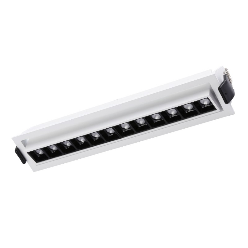 Linear recessed LED spotlight 20W - Adjustable - UGR18 - CRI90 - OSRAM Chip - 2800K
