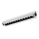 Linear recessed LED spotlight 20W - Adjustable - UGR18 - CRI90 - OSRAM Chip - 2800K