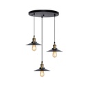 Triple pendant lamp "CLOCK WORK".
