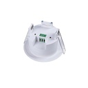 Recessed PIR motion sensor with remote control - 360º - IP20