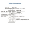 Recessed PIR motion sensor with remote control - 360º - IP20
