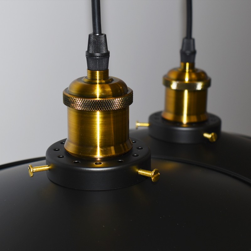 Triple pendant lamp "CLOCK WORK".