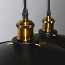 Triple pendant lamp "CLOCK WORK".