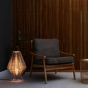 Rustic jute table lamp "Ross" - E27