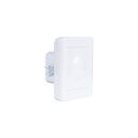 Microwave motion sensor - 180º - IP20