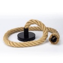 Natural hemp rope pendant lamp E27 "ROPE LAMP".