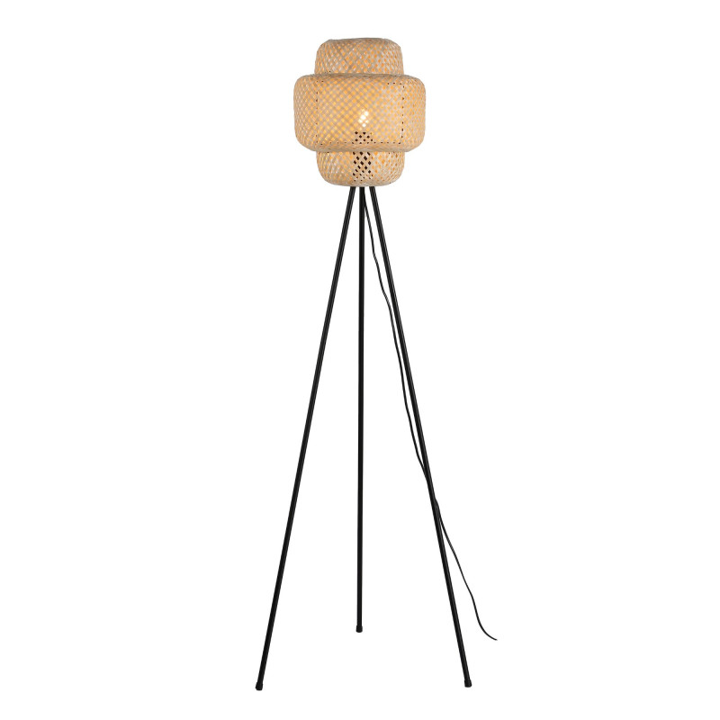 Rattan floor lamp "Onna"