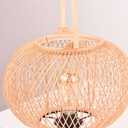 Bamboo table lamp "Sendai" - E27