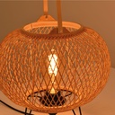 Bamboo table lamp "Sendai" - E27