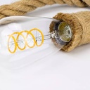 Natural hemp rope pendant lamp E27 "ROPE LAMP".