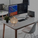 Bamboo table lamp "Sendai" - E27