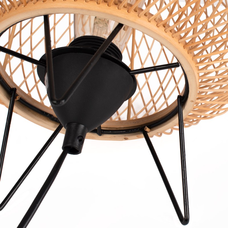 Bamboo table lamp "Sendai" - E27