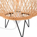 Bamboo table lamp "Sendai" - E27