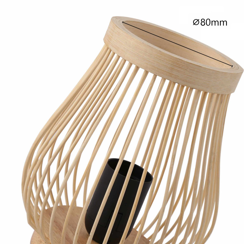 Wooden table lamp "Oca" - E27