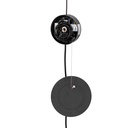 Design pendant lamp "Nebula" with plug and switch - 1x6W